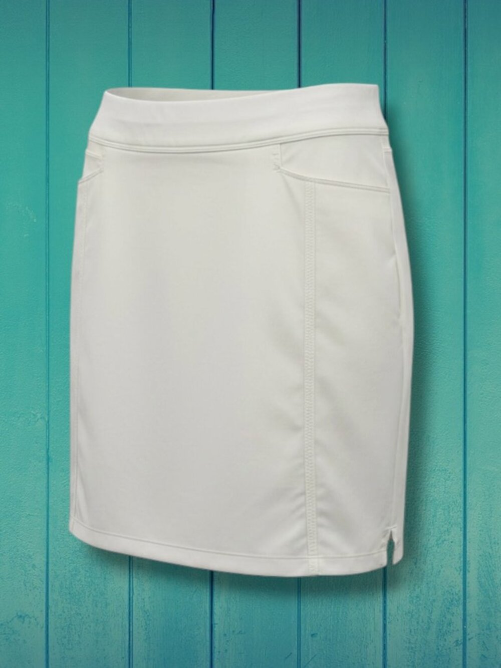 Adidas White Club Tennis Skort Piqué Knit Small